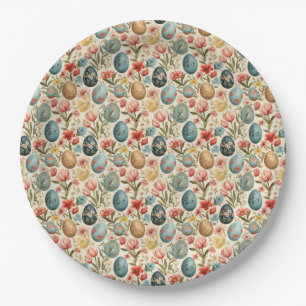 Easter Elegance  Paper Plates
