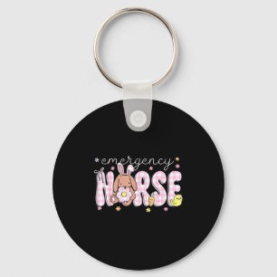 Easter emergency department nurse practitioner keychain
