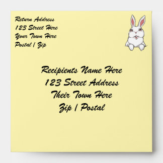 Easter Envelopes Custom Easter Bunny Envelopes