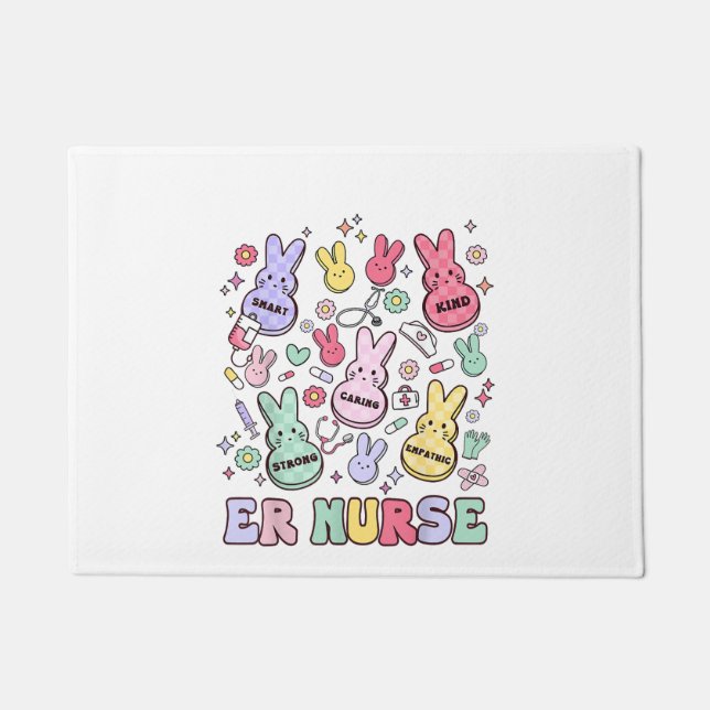 Easter ER Emergency Department Nurse Practitioner  Doormat (Front)