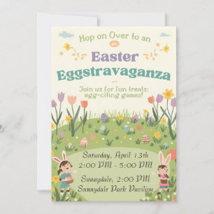 Easter Extravaganza Party Invitation – Fun Spring 