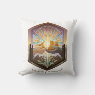 Easter Eyes Breaking Bread, Believer's Joy Gift Throw Pillow