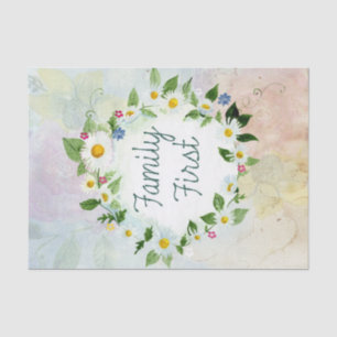 Easter Family First Circle of Daisies Tissue Paper