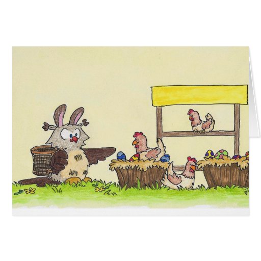 EASTER FARM greeting card by Nicole Janes | Zazzle