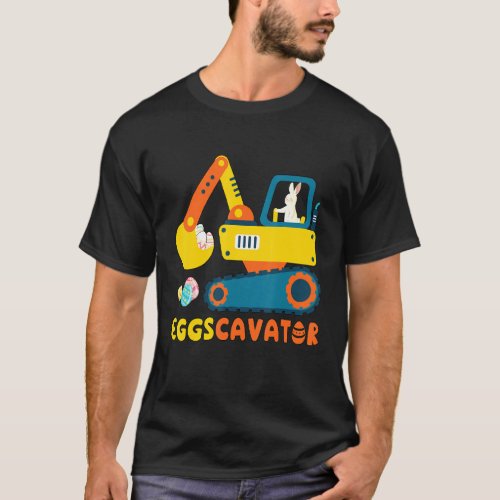 Easter Fashion Eggscavator Excavator Toddler Boys  T_Shirt