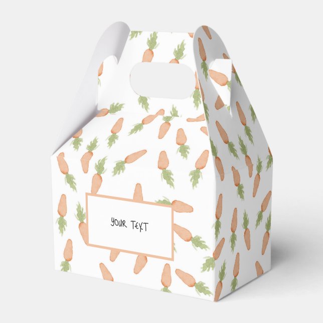 Easter Favor Carrot Box (Front Side)