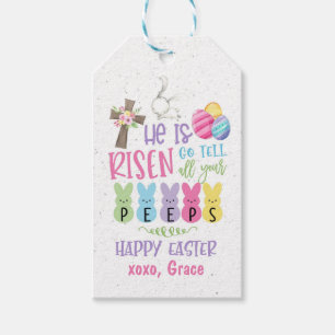 Easter Favor Tag, Christian Religious Easter tag