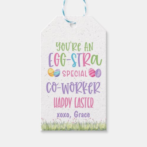 Easter Favor Tag Co_worker easter tag