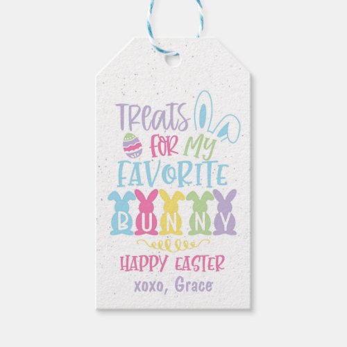 Easter Favor Tag Easter Treats for my favorite Gift Tags