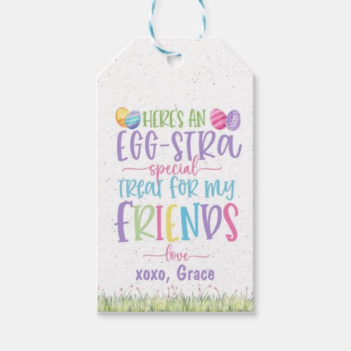 Easter Favor Tag Egg_stra special friend Gift Tags