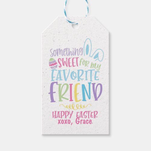 Easter Favor Tag Sweet Easter Treat favor tag