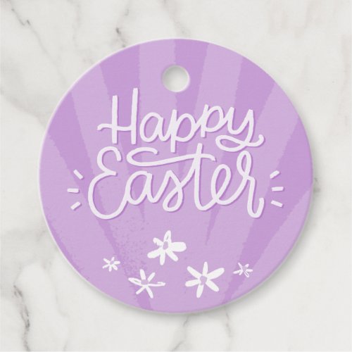 Easter Favor Tag with editable text