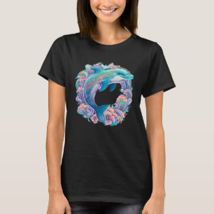 Easter festive Illustration with charming Dolphin T-Shirt
