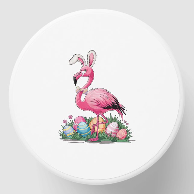 Easter Flamingo T-Shirt Mini Candle Favors (Front)