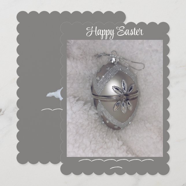 Easter Flat Holiday Card (Front/Back)