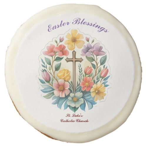 Easter Floral Bliss Sugar Cookie