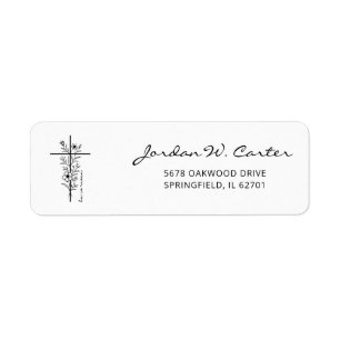 Easter Floral Cross He is Risen Minimal Black Label