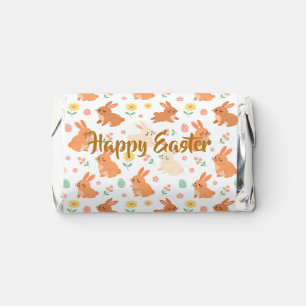 Easter floral egg bunny pattern hershey's miniatures