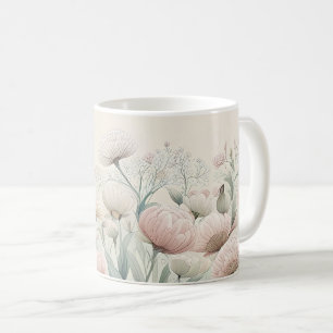 Easter Floral Meadow Art Print Coffee Mug