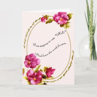 Easter Flowers Card