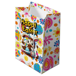 Easter Flowers Medium Gift Bag
