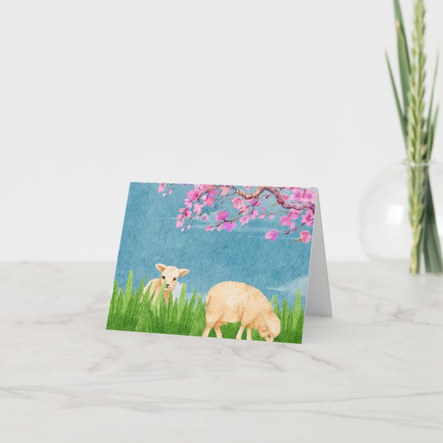 Easter Folded Greeting Card (Front)