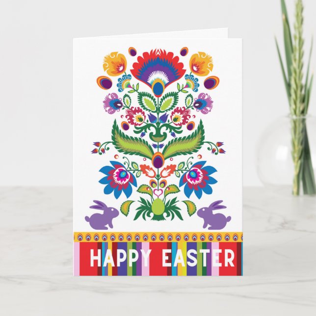 Easter Folklore Vertical 2 Custom Text Card (Front)