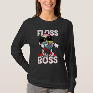 Easter For Boys Kids Floss Like A Boss Egg Flossin T-Shirt
