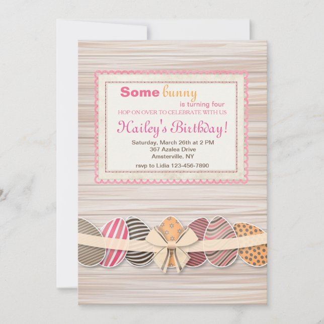 Easter Frame Invitation (Front)