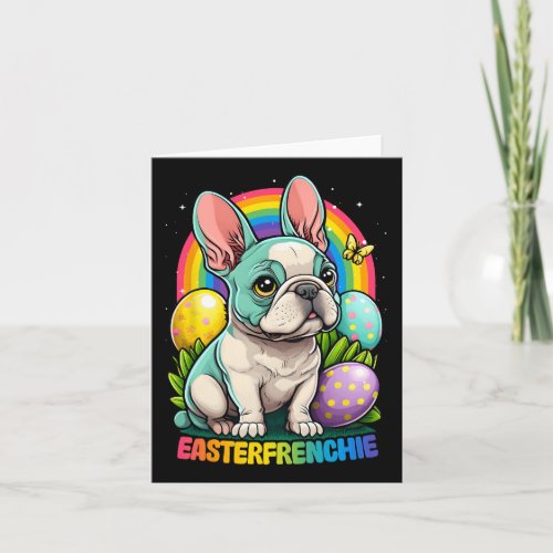 Easter French Bulldog Easterfrenchie Cute Frenchie Card