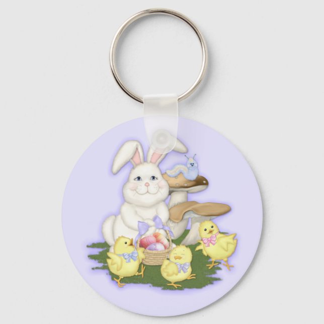 Easter Friends Keychain (Front)