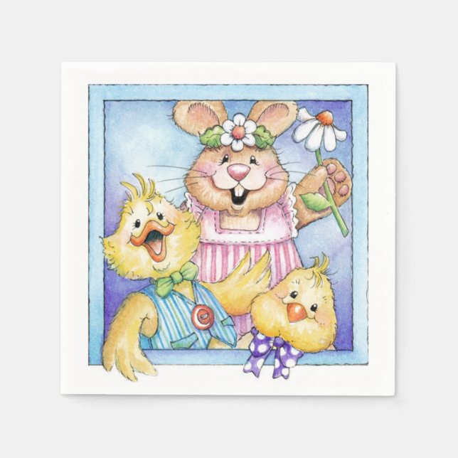Easter Friends - Paper Napkins (Front)