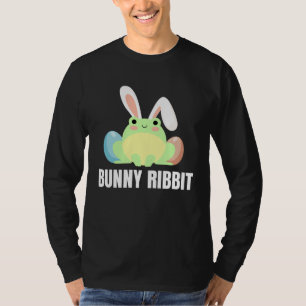Easter Frog Bunny Ribbit For Amphibian T-Shirt