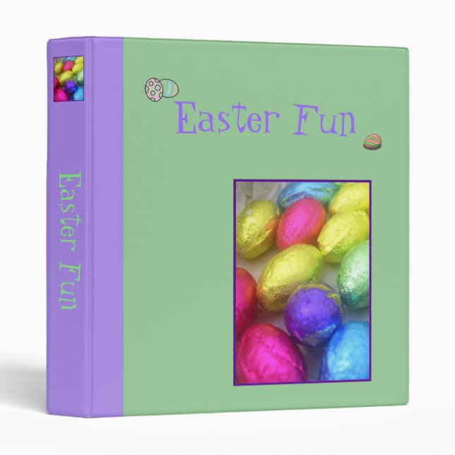 'Easter Fun' Scrapbook/Album Binder (Front/Spine)