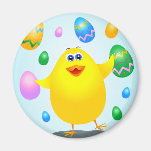 Easter funny chick, magnet