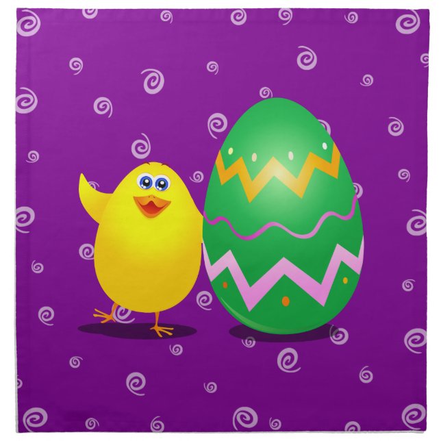 Easter funny chick, napkin (Front)