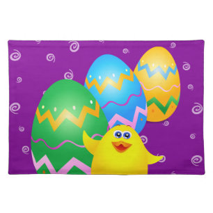 Easter funny chick, placemat