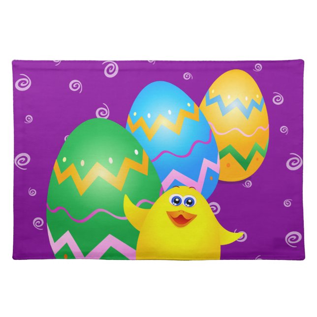 Easter funny chick, placemat (Front)