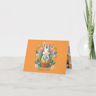 easter Funny Orange Greeting Card