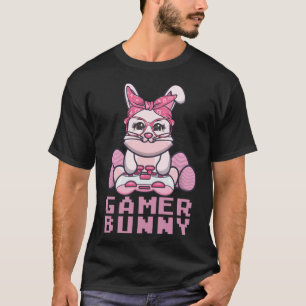 easter gaming gamer video games bunny eggs hunting T-Shirt