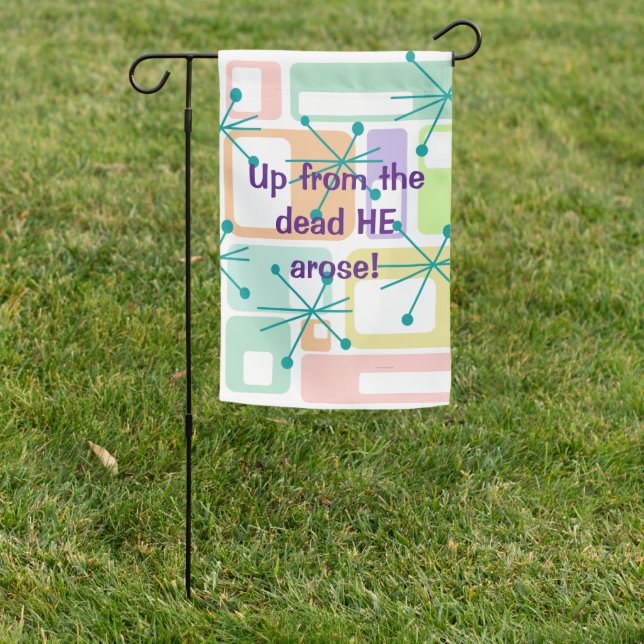 Easter Garden Flag (In SItu)