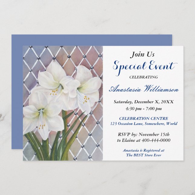 EASTER GARDEN PARTY EVENT INVITE (Front/Back)