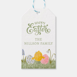 Easter Gift Tag   Custom Happy Easter cute 
