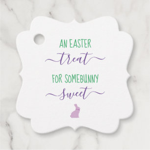 Easter Gift Tags, An Easter Treat Somebunny Sweet Favor Tags