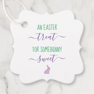 Easter Gift Tags, An Easter Treat Somebunny Sweet Favor Tags