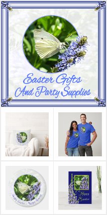 Easter Gifts and Party Supplies - White Butterfly