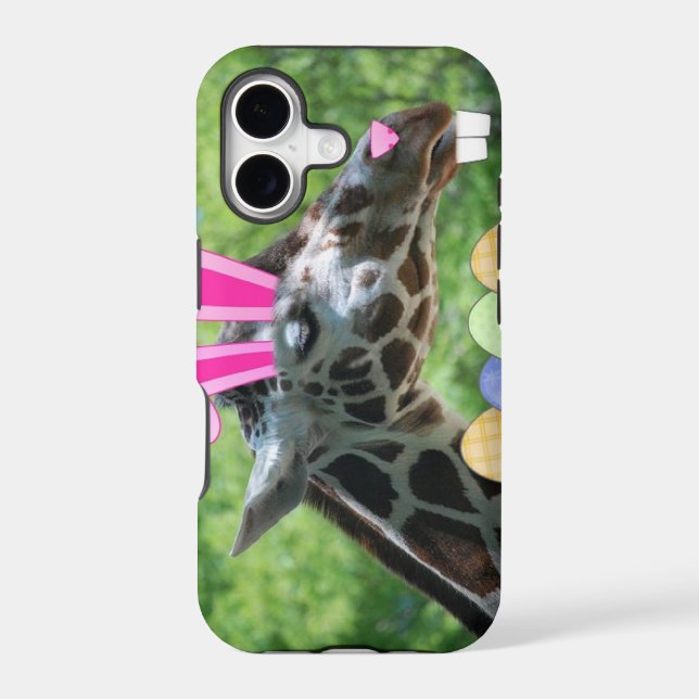 Easter Giraffe Iphone Case (Back)
