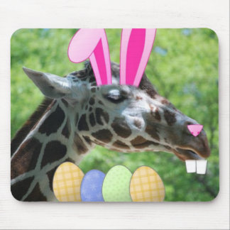 Easter Giraffe Mouse Pad