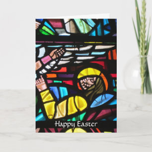 easter glass holiday card