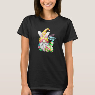 Easter Gnome Egg Hunting Women Happy Easter Day T-Shirt
